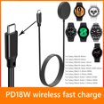 thumbnail image 2 of Kuymtek Mire el cable de carga rápida del cargador inalámbrico para Samsung Galaxy Watch4/4 Classic, 2 of 9