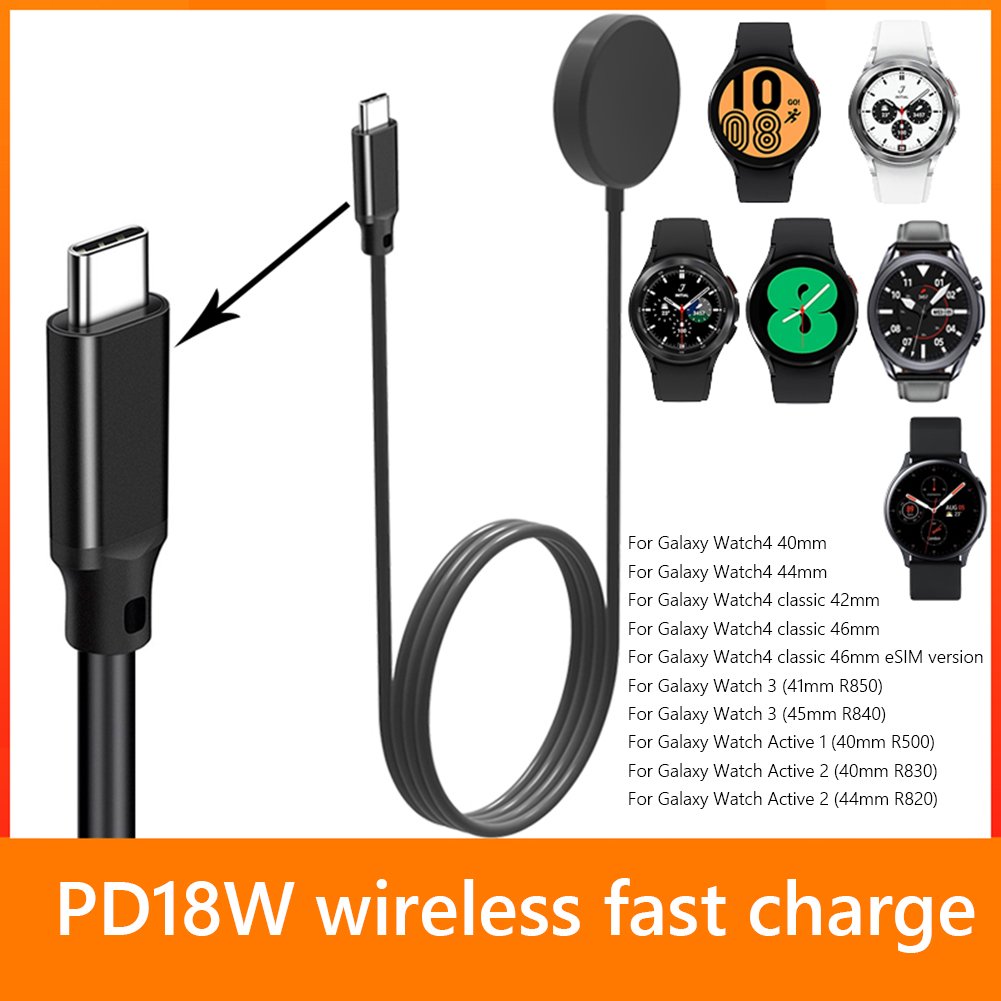 Peggybuy Watch Fast Charging Cable Fitness Bracelet Charger For Samsung Galaxy Watch4 Walmart Canada