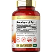 Vitamin D3 10000 IU | 400 Softgels | High Potency | Non-GMO, Gluten Free | by Carlyle