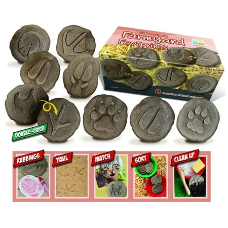 UPC: 5060213761162 | Yellow Door Let s Investigate Farmyard Footprints Stone Pack of 8