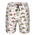 thumbnail image 3 of Pofeuu Excavator Prin Men's Swim Trunks Quick Dry Bathing Suit Swimming Board Shorts Mesh Lining Beach Swimwear-X-Large, 3 of 6