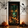 thumbnail image 4 of sruoe Halloween Themed Door Cover, Spooky Scene Door Curtain, Halloween Wall Decor, Halloween Party Decor for Front Door，Indoor Wall，Themed Venue, 4 of 6