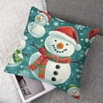 thumbnail image 7 of BANET Christmas Santa Clause Square Pillow Cases Set of 2 for Decorative Cushion Sofa 20x20in, 7 of 7