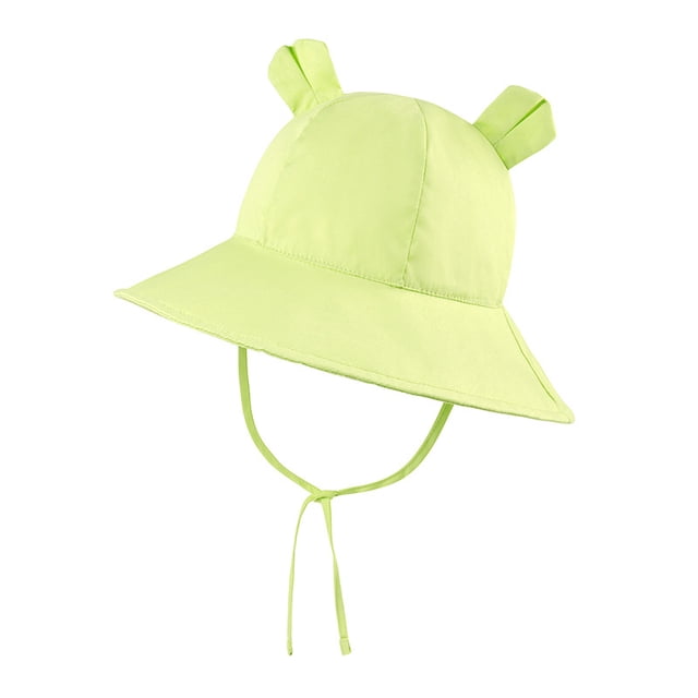 Sombrero de pescador, lindas orejas de oso, sombrero para el sol para niños, 3 paquetes LingWen 9024715465238
