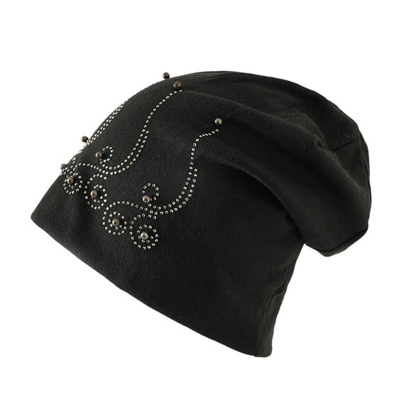 HOWPAY Slouchy Beanie for Women Men Oversized Windproof Solid Color Knitted Winter Hats for Cold Weather Soft Cozy Unisex Skull Caps