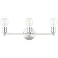 thumbnail image 2 of 20.25 inch 3 Light Polished Chrome Bathroom Vanity light fixture with Steel base material, 2 of 7