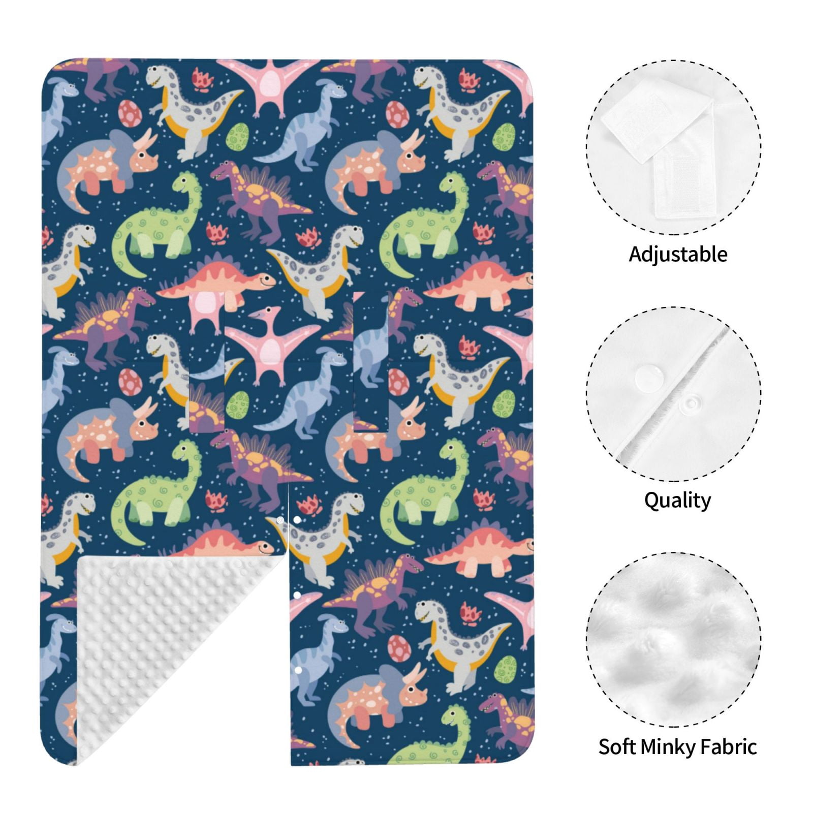 Naloa Dinosaur Baby Car Seat Cover, Breathable Baby Carrier Cover, Multiuse Baby Carrier Cover & Nursing Breastfeeding Cover