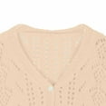 thumbnail image 5 of XPMWRP Women's Button Down Cardigan Sweaters Cable Knit Sweater Fall Winter Chunky Open Front Solid Color Loose Coats Beige XL, 5 of 5