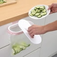 thumbnail image 3 of AMERTEER Save Space Hanging Trash Can for Kitchen  Wall Mounted Garbage Can  Door Rubbish Container Hanging Trash Can, 3 of 7