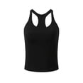 thumbnail image 1 of Chaleco corto con almohadilla para el pecho para correr, fitness, ropa clásica de yoga, transpirable, de secado rápido, para mujer, 1 of 6