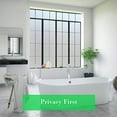 thumbnail image 3 of Coavas Window Film Non Adhesive Frosted Home Office Film Privacy Window Sticker Self Static Cling Vinly Glass Film for Bathroom Office Meeting Room Living Room (Matte White 17.7by78.7 Inch), 3 of 10