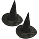 thumbnail image 1 of 2 uds sombrero de bruja de malla de cuero, sombrero de mago, sombrero de bruja de malla de cuero, suministros para fiesta de graduación para niños y adultos, 1 of 5
