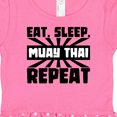 thumbnail image 3 of Inktastic Eat, Sleep, Muay Thai, Repeat Gift Baby Girl Dress, 3 of 4