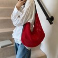 thumbnail image 3 of Bolso de mano para mujer de alta calidad, suave, de punto hueco, de gran capacidad, estilo bandolera, 2025, nuevo, versátil, de color sólido, 3 of 5