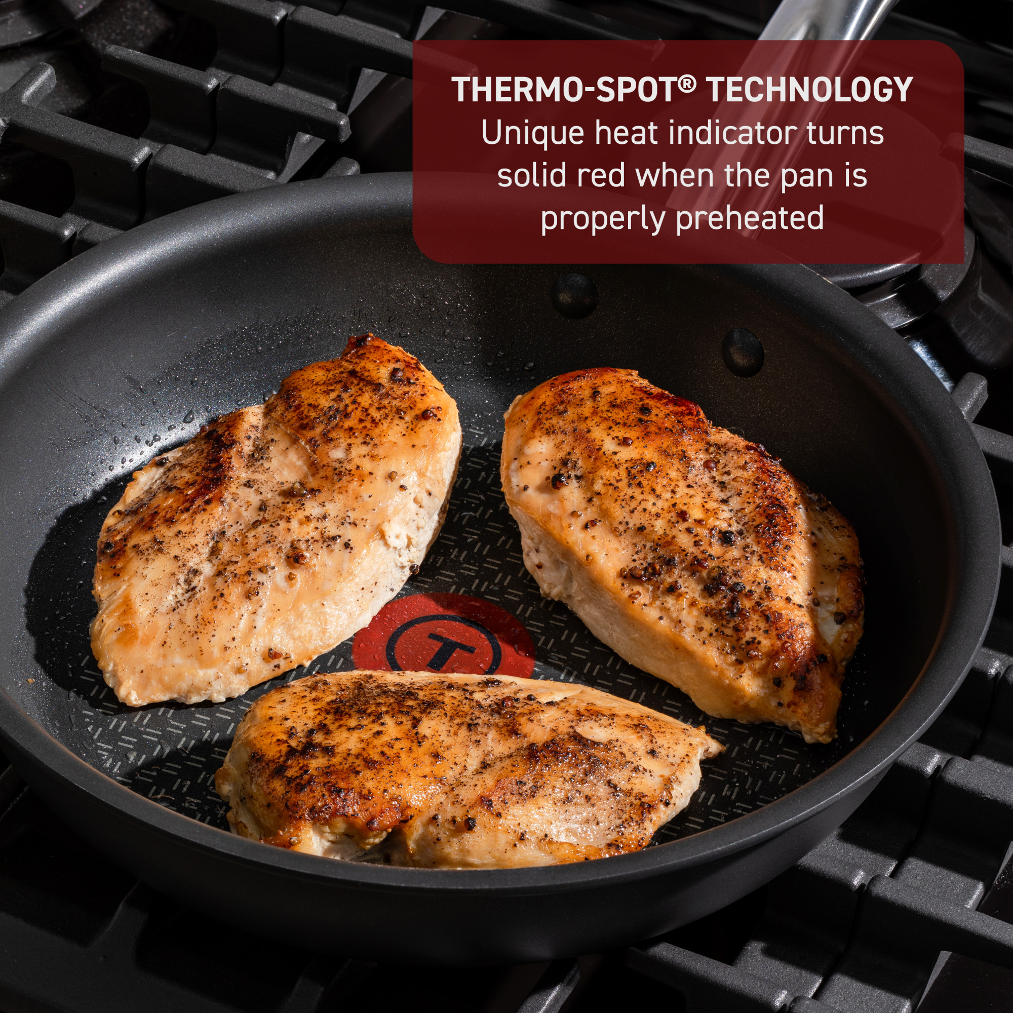 T-fal Cook & Strain 12.5-Inch Nonstick Frying Pan photo 3