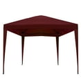 thumbnail image 3 of Northlight 10' x 10' Burgundy Pop-Up Outdoor Canopy Gazebo, 3 of 6