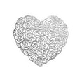 thumbnail image 2 of Valentine's PVC Table Mat under $5! Kadlawus Valentine Heart PVC Table Mat, Round Waterproof Non-Slip Dining Placemat for Party Family Gathering, Kitchen Table Decor, Holiday Table Cover, 2 of 7