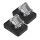 thumbnail image 1 of 2 piezas alfombrilla antideslizante flexible para escalera extensible, protector para interior y exterior, almohadilla estabilizadora goma para negro, 1 of 8