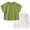 A01-Green, variant on FYDUU Boys Sleepwear Set Breathable Kids Pajamas Short Sleeve Comfortable Loungewear For Toddler Baby Home Casual Outfit Soft Lightweight Summer Clothes Adorable Halloween 1-2 Years