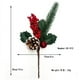 thumbnail image 4 of Bayas rojas de Navidad para decoración de relleno de árbol de Navidad, ramitas de bayas de Navidad, tallos para manualidades, guirnalda, adornos Deco, 4 of 4