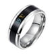 thumbnail image 2 of Anillos para mujer, regalos para mujer, moda, nuevo anillo de cobre con visualización de temperatura inteligente física y estado de ánimo para parejas., 2 of 2