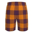thumbnail image 6 of Disketp Men'S Swim Trunks Hawaiian Breathable Surf Beach Swimsuits Mesh Lining Beach Shorts With Pockets-Fall Buffalo Plaid, 6 of 9