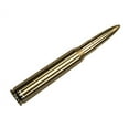 thumbnail image 2 of 50 Cal Caliber BRASS Finish BULLET ANTENNA Heavy Gauge CNC Machined Billet Aluminum Short for CHEVY SILVERADO 1500 2500 3500 07-17 2007-2017, 2 of 5