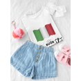 thumbnail image 3 of Buon Ferragosto Italy Flag T-Shirt Toddler -Image by Shutterstock,  5 Toddler, 3 of 4