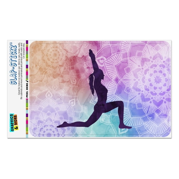 High Lunge Crescent Variation Yoga Pose Home Business Office Sign
