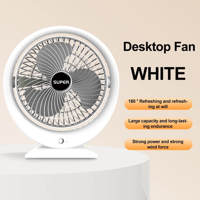 Aparatos electrónicos, Hogar inteligente, Ventilador pequeño portátil de 3 velocidades con control del viento, Ventilador de ciclismo para oficina, Dormitorio, Ventilador de ciclismo USB, Regalo para