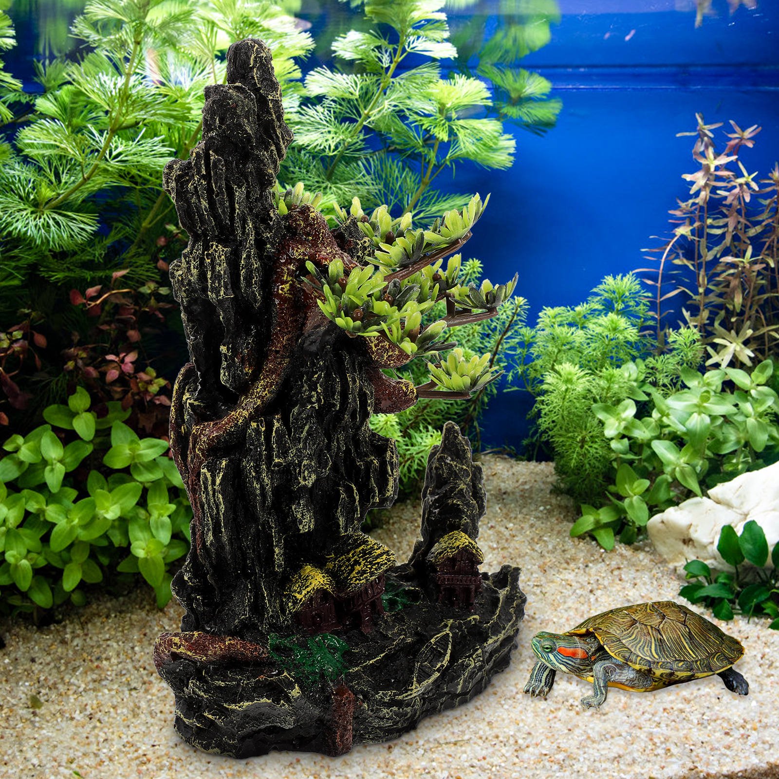 Nicehomfit Realistic Resin Fake Branches for Bearded Dragon and Reptile Tank Accessories