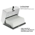 thumbnail image 4 of CHUANGDIAN Wall-mounted Bathroom Tissue Dispenser Tissue Box Holder for Multifold Paper Towels, 4 of 6
