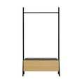 thumbnail image 1 of Paloma Open Hanging Closet in Natural Oak made from Engineered Wood, 1 of 9