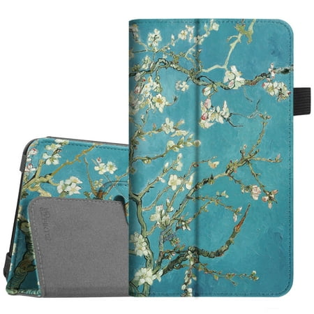 - Samsung Galaxy Tab A 7.0 Case - Fintie Premium Vegan Leather Slim Fit Folio Cover for Galaxy Tab A 7 Tablet, Blossom