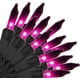 thumbnail image 2 of Luces de Halloween, 33 pies, 150 unidades, mini luces incandescentes de alambre negro, 120 V, alto voltaje, certificado UL, cadena de luz transparente conectable, para interiores, exteriores, patio, á, 2 of 3