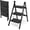 3 Step - Black - Standard, variant on 3 Step Ladder, Folding Step Stool for Adults, Lightweight  Step Ladder, Portable 330 LBS Capacity Ladders for  Kitchen Library Office, Small Step Stools with Anti-Slip Wide Pedals