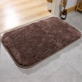 thumbnail image 4 of Cinvoph Bathroom Rugs Mat 16"x24", Soft Absorbent Microfiber Bath Rugs, Quick Dry, Machine Washable Bath Mats for Bathroom Floor, Tub and Shower, Home Decor, Brown, 4 of 6