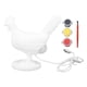 thumbnail image 2 of Lámpara de huevo de gallina ANGGREK luz Nocturna USB 5V Resina Sintética Con Cepillo de Pigmento Para Dormitorio y oficina, 2 of 7