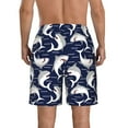 thumbnail image 3 of Naloa Angry Shark Men's Beach Shorts, Surfing shorts, Swim trunks, Quick Dry Swim Trunks for Surfing Beach Fun - Medium, 3 of 9