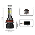 thumbnail image 6 of For Nissan Pathfinder 2005-2012 LED Headlight 9007 Hi-Low Beam + H11 Fog Light Bulbs 6000K White 4pcs, 6 of 18