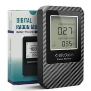 Life Basis Battery Operated Digital Radon Detector Home Radon Detector Portable