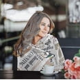 thumbnail image 3 of 70th Birthday Gifts Women Blanket 50*60, Happy 70th Birthday Gift Ideas, 70th Birthday Decorations, Gifts For Women Turning 70, Gifts For 70-year-old, 3 of 5