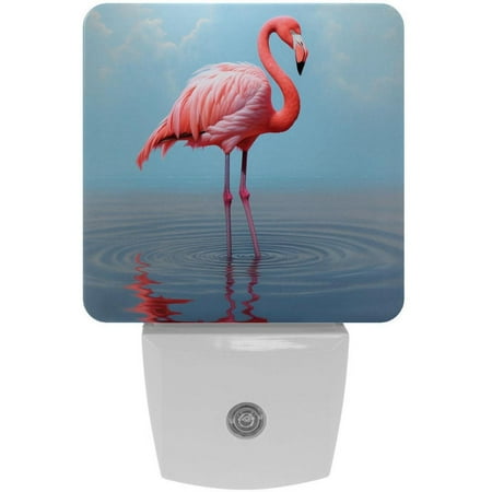 

Flamingo LED Square Night Lights - Portable and Stylish for Bedroom and Kids Room - Enhance Your Space with Soft and Soothing Illumination