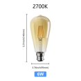 thumbnail image 1 of Bombilla Edison E27, E14, B22, 220V, 4W, 6W, 8W, C35, G45, A60, G80, G95, 1 of 4