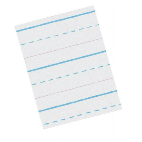 Pacon Zaner Bloser 0.5 in. Ruled Sulphite Paper - Grade 2 - Pack of 2 - White