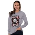 thumbnail image 5 of Kanji Betty Boop Feisty and Bold Women's Long Sleeve T Shirt Brisco Brands M, 5 of 6