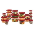Rubbermaid Easy Find Vented Lids Food Storage Containers, 38Piece Set