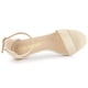 thumbnail image 4 of Sandalias De Tacón De Aguja Correa De Tobillo Gamuza Para Mujer Beige 37, 4 of 7