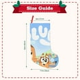 thumbnail image 3 of Defioc Bluey for Christmas Stockings 18" Personalized Holiday Stocking for Family, Farmhouse Decor, Xmas Tree Decoration, 1 Pack, 3 of 7