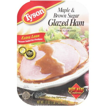 Tyson: Maple & Brown Sugar Glazed Ham, 17 Oz